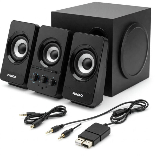 Ηχοσύστημα 2.1 για Υπολογιστή με Subwoofer